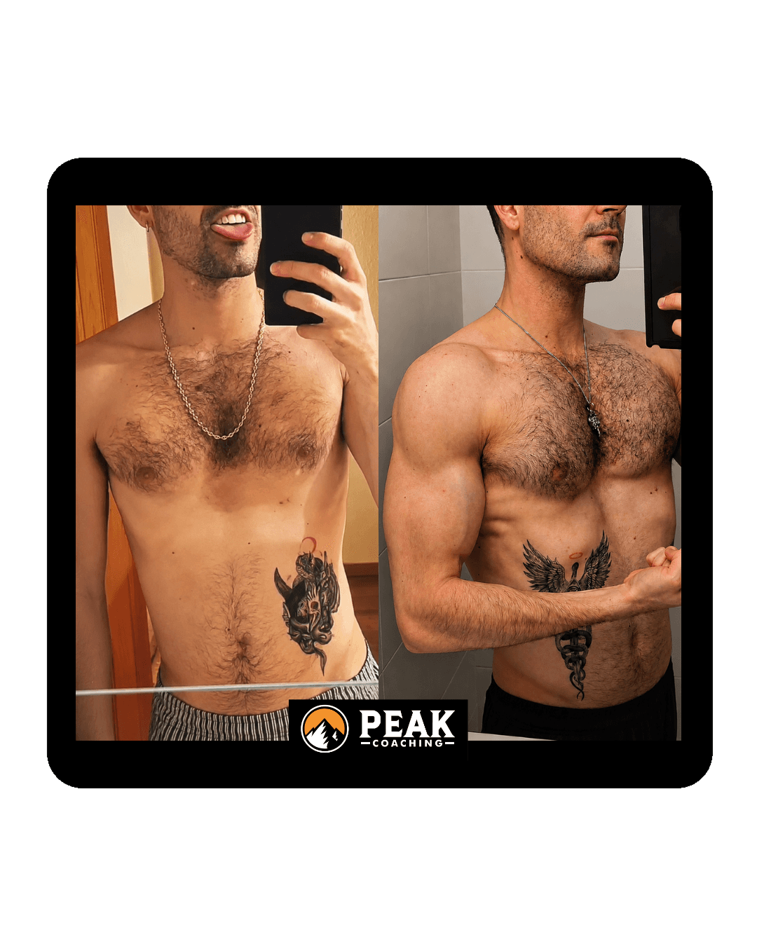 Transformación real de Edu en Peak Coaching